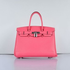 Hermes Birkin 30cm Togo en cuir Sacs à main Lip Pink Sliver