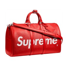 Louis Vuitton x Supreme Keepall Bandoulière 45 M53419 Epi Cuir