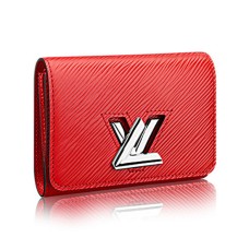 Portefeuille compact Louis Vuitton Twist M64413 en cuir épi