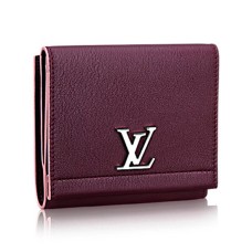 Portefeuille compact Louis Vuitton Lockme II M64837 Cuir Taurillon