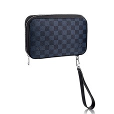 Portefeuille Louis Vuitton Dandy N64020 Toile Damier Cobalt