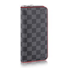 Louis Vuitton Zippy Wallet Vertical N63304 Toile Damier Graphite