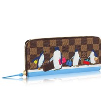 Louis Vuitton Clémence Portefeuille N64425 Damier Ebene Toile