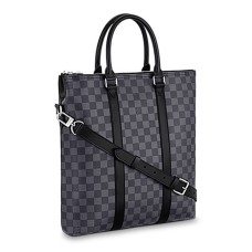Louis Vuitton Anton Tote N40000 Damier Toile Graphite