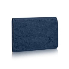 Louis Vuitton Enveloppe Carte de Visite M64022 Cuir Taiga