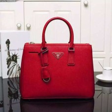 Sac Prada Galleria 2274 Cuir Saffiano 33cm Rouge