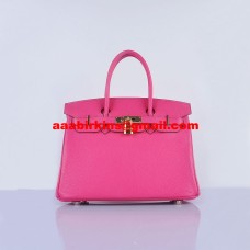 Hermes Birkin 30cm Togo Sacs à main en cuir Rose Doré