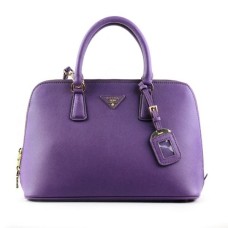 Sac cabas Prada 0812 violet à motif croix