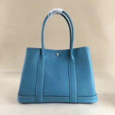 Hermes Garden Party Sac à main Petit 31cm Bleu