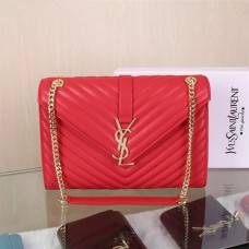 YSL Saint Laurent Classic Grand Sac Monogram Rouge 31cm