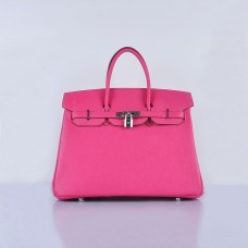 Hermes Birkin 35cm Togo en cuir Sacs à main Rose Silver