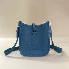 Sac Hermes Mini Evelyne TPM Bleu