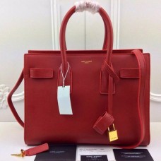 Sacs fourre-tout en cuir de vache rouge Downtown YSL