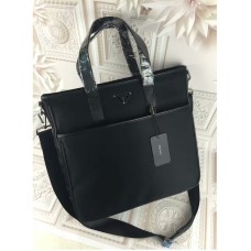 Sac fourre-tout en toile Prada pour hommes 1032 noir