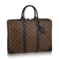 Louis Vuitton M40225 Porte-Documents Voyage Porte-documents Monogram Macassar Canvas