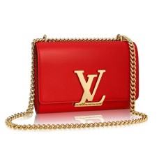 Louis Vuitton M41280 Chain Louise MM Crossbody Bag Cuir de veau