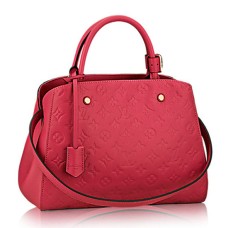 Louis Vuitton M41308 Montaigne MM Tote Bag Monogram Empreinte Cuir