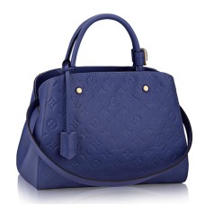 Louis Vuitton M41309 Montaigne MM Tote Bag Monogram Empreinte Cuir