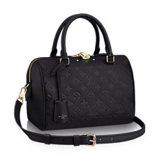 Louis Vuitton M42401 Speedy Bandouliere 25 Tote Bag Monogram Empreinte Cuir