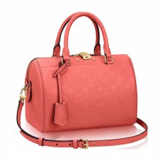 Louis Vuitton M42403 Speedy Bandouliere 25 Tote Bag Monogram Empreinte Cuir