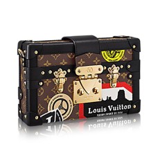 Louis Vuitton M43229 Petite Malle World Tour Sac à bandoulière Monogram Canvas