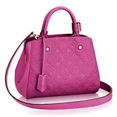 Louis Vuitton M50617 Montaigne BB Tote Bag Monogram Empreinte Cuir