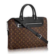 Louis Vuitton M54019 Porte-Documents Jour Porte-documents Monogram Macassar Canvas