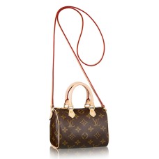 Louis Vuitton M61252 Nano Speedy Sac à bandoulière Monogram Canvas