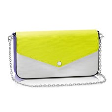 Louis Vuitton M61753 Pochette Felicie Chain Wallet Epi Cuir