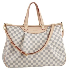 Louis Vuitton N41111 Siracusa GM Sac Bandoulière Damier Azur Toile