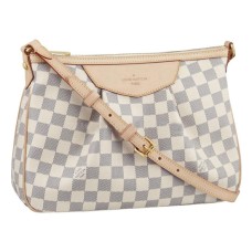 Louis Vuitton N41113 Siracusa PM Sac Bandoulière Damier Azur Toile