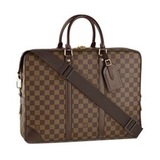 Louis Vuitton N41122 Porte-Documents Voyage GM Serviette Damier Ebene Toile