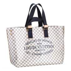 Louis Vuitton N41180 Cabas GM Sac Bandoulière Damier Azur Toile