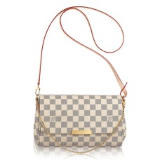 Louis Vuitton N41275 Favorite MM Damier Azur Toile