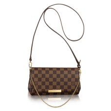 Louis Vuitton N41276 Favorite PM Damier Ebene Toile