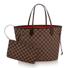 Louis Vuitton N41358 Neverfull MM Sac à bandoulière Damier Ebene Toile