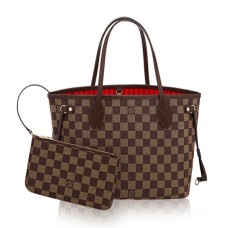 Louis Vuitton N41359 Neverfull PM Sac à bandoulière Damier Ebene Toile
