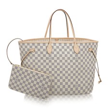 Louis Vuitton N41360 Neverfull GM Sac Bandoulière Damier Azur Toile