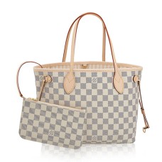 Louis Vuitton N41362 Neverfull PM Sac Bandoulière Damier Azur Toile