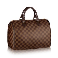 Sac cabas Louis Vuitton N41364 Speedy 30 Toile Damier Ebene