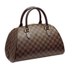 Louis Vuitton N41434 Ribera MM Tote Bag Damier Ebene Toile