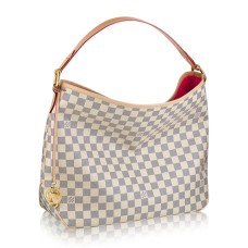 Louis Vuitton N41447 Délicieux Sac Hobo PM Damier Azur Toile