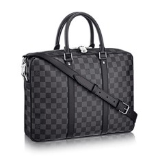 Louis Vuitton N41478 Porte-Documents Voyage PM Serviette Damier Toile Graphite