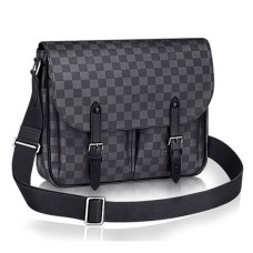 Louis Vuitton N41500 Christopher Messenger Bag Damier Toile Graphite