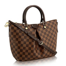 Louis Vuitton N41545 Siena PM Tote Bag Damier Ebene Toile