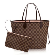 Louis Vuitton N41603 Neverfull MM Sac à bandoulière Damier Ebene Toile