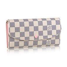 Louis Vuitton N41625 Portefeuille Emilie Damier Azur Toile