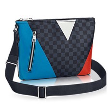 Louis Vuitton N41639 Sac Messenger Mick PM Regatta Toile Damier Cobalt