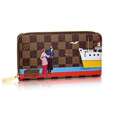 Louis Vuitton N41665 Portefeuille Zippy Damier Ebene Toile
