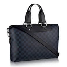 Louis Vuitton N42241 Porte-Documents Jour Serviette Damier Toile Cobalt
